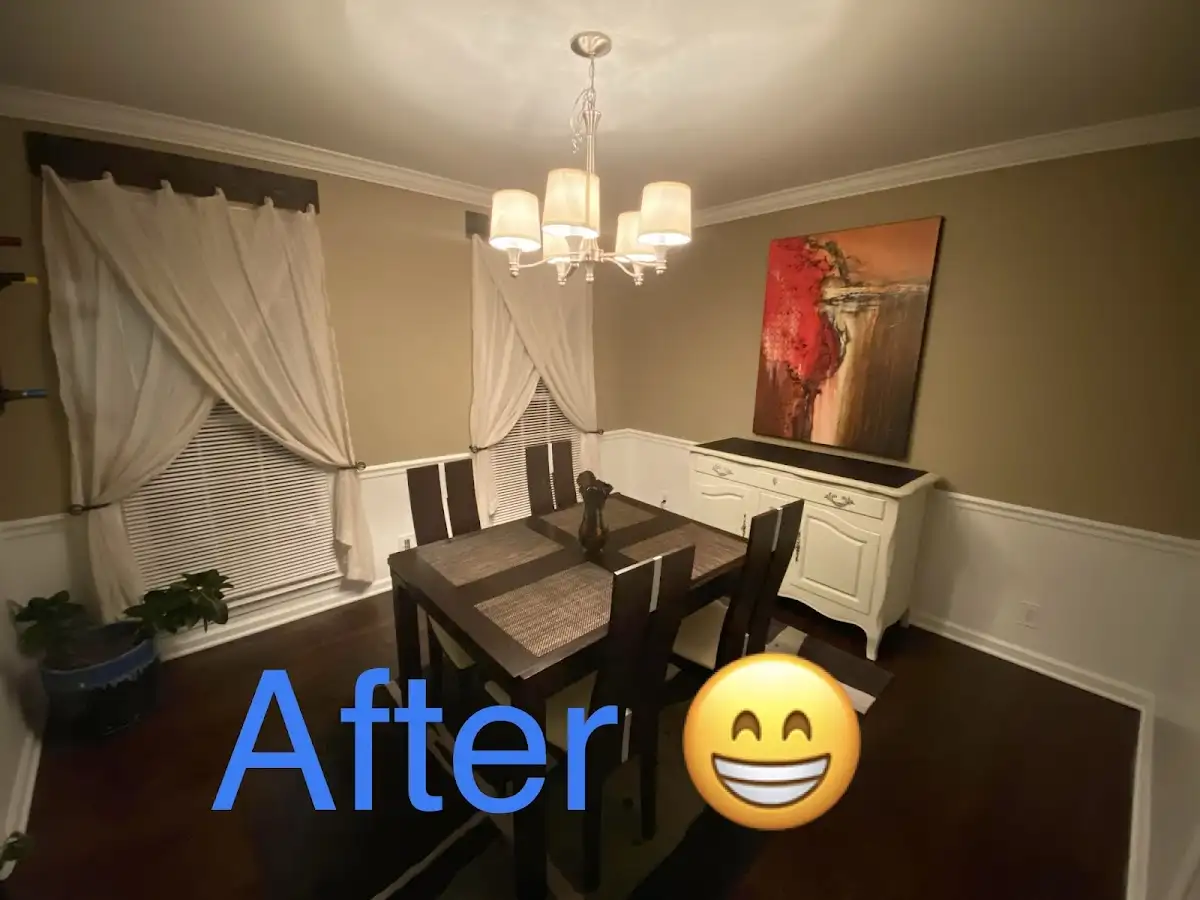 Professional dining room restoration after water damage in Lisle
