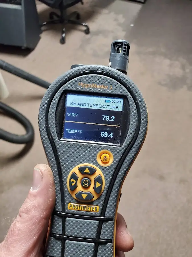 Moisture meter humidity assessment for Mold Remediation & Removal in Lisle